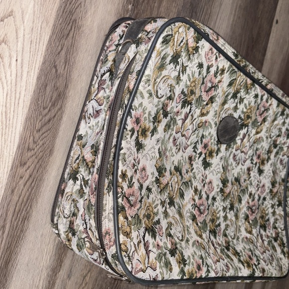 Floral Tapestry Suitcase - Picture 6 of 13